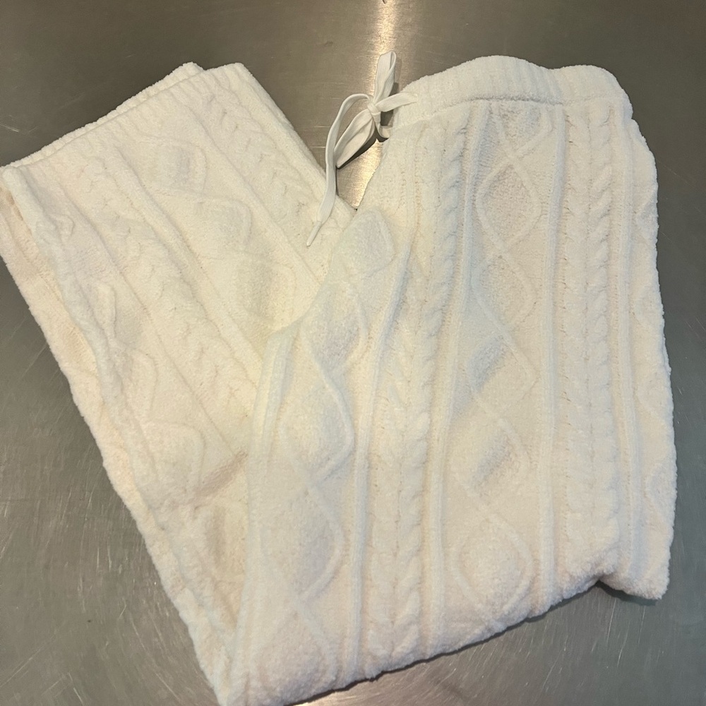P.J. Salvage Cream Knit Lounge Pants